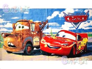 New Pixar Cars Car Lightning McQueen Cotton Bath Shower Towel C 43X25 