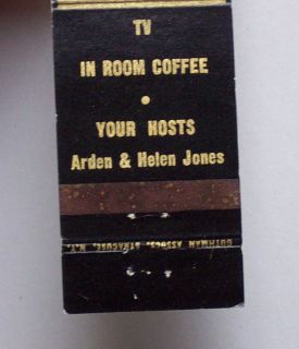 1970s Matchbook Arden Motel Jones Cazenovia NY Madison