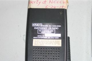   pair of kraco ccb 40006 40 channel emergency cb radios these radios