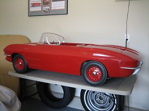    Dealer Corvette Promo Barry Toycraft Power Car Rare Go Cart Motor