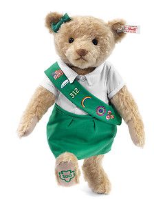 STEIFF Girl Scouts Centenary Teddy Bear USA Exclusive new 2012 taking 