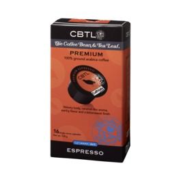 CBTL® Coffee Bean and Tea Leaf Premium Espresso Beverage Capsules 