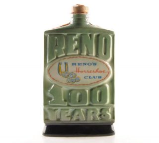 Vintage 1968 Jim Beam Reno Nevada Centennial Decanter