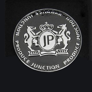 62mm Junction Produce JP Logo Metal 3D Badge Emblem