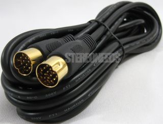   Pin DIN Data CL016 C Bus 6 12CD Changer Cable Cord Kenwood Aiwa