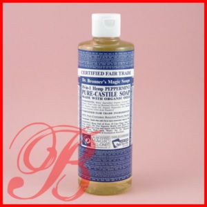 Dr Bronners Organic Peppermint Pure Castile Soap 16 Oz