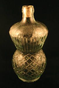   Mold Lattice Pineapple Bottle E Breffit Castleford Antique