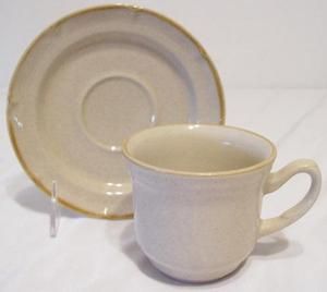 HEARTHSIDE Castlewood The Classics Stoneware Cup & Saucer Set (S) sets 
