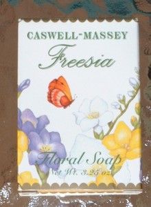 Caswell Massey FREESIA Triple Milled Soap 3 25 oz