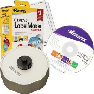 This CD and DVD LabelMaker Starter Kit is simple to use. Simply design 