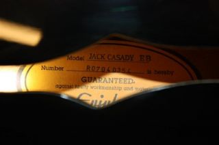 Epiphone Jack Casady Signature Bass Guitar with Case