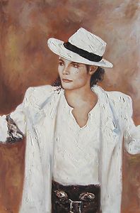 Casanova by Michael Jackson, 24x36 HIGH QUALITY OIL PAINTING   FREE 