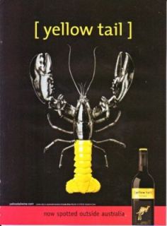 casella wines printed this ad in 2004 for their yellow tail wine the 