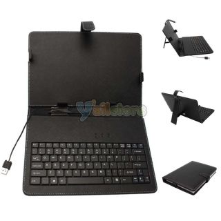 10 Tablet PC Leather Case Protecting Keyboard Stylus