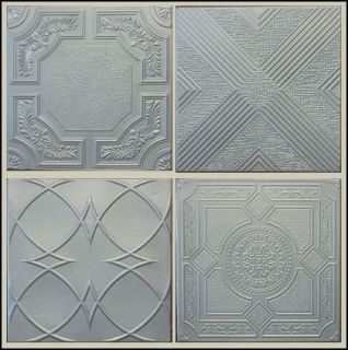   Styrofoam 20x20 Tin Look Ceiling Tiles Different Patterns