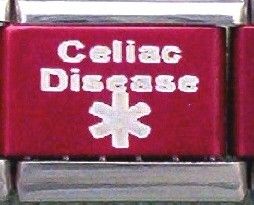 Celiac Disease Medical Alert for Italian Charm Bracelets Free Medical 