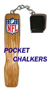 NFL Team Pocket Chalker Pool Cue Chalk Holders All AFC Teams Take A 