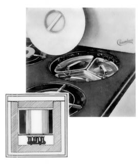   Chambers Range Model 90 C Chambers Stove with The Double Pans