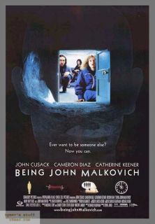 Being John Malkovich Original 1 Sheet Movie Poster SF