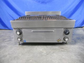   1558 24 ELECTRIC CHARCOAL CHARBROIL GRILL COUNTERTOP STAINLESS