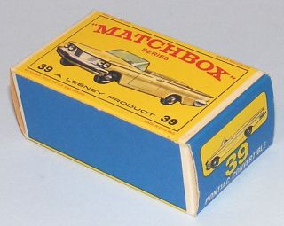 Matchbox Regular 39 B Pontiac Bonneville Type E Box