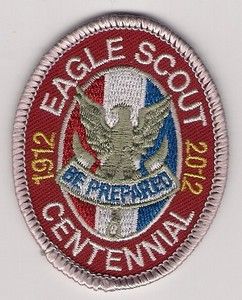 2012 Eagle Scout Centennial rank patch badge BSA restricted item
