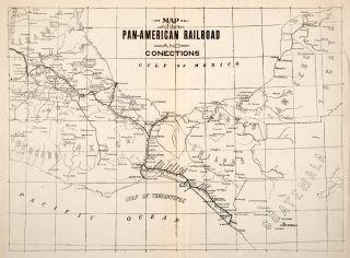   map pan america railroad mexico central hidalgo route queretaro gulf