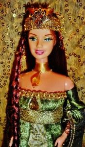 Celtic Goddess Brigit Poetry Prophecy Fire Protection OOAK Barbie Doll 