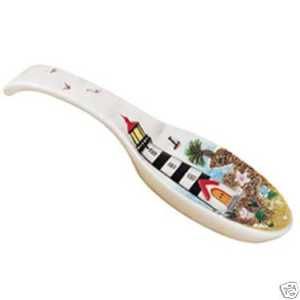 Lighthouse Ceramic Spoon Rest Kitchen Tool