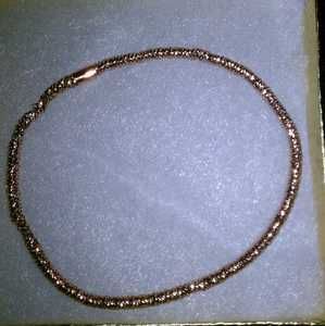Authentic 14k Rose Gold Stretch Bracelet MADE IN ITALY Beautiful 