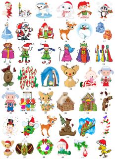 Merry Christmas Holiday Return Address Labels Favor Tags Gift Buy 3 