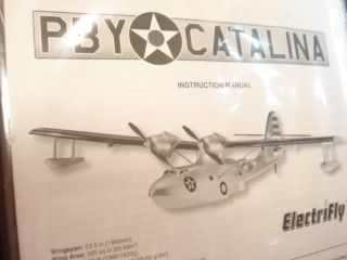   Catalina Electric Powered Sport Scale R C Model Airplane Kit