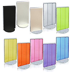 13.5  x 2 2  Counter Pegboard Rack   Your Choice of Color