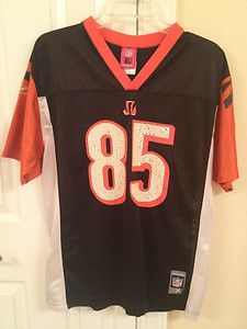 NFL Cincinnati Bengals Chad Johnson 85 Authentic Jersey Size Youth XL 