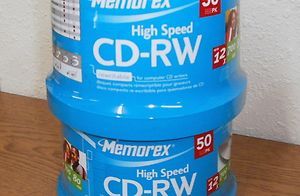 CD RW MEMOREX HIGH SPEED (100 DISCS) N (#1114F)