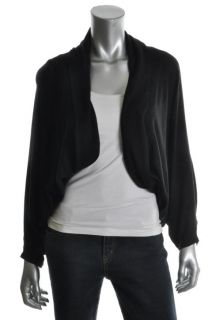 Cece New Black Oversized Open Front Dolman Sleeves Cardigan Top 