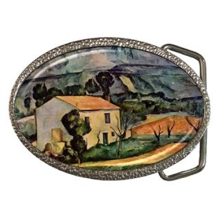 paul cezanne house in country belt buckle click on image to enlarge 