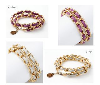 Studio Apartment Design Fashion Jewelry Suede String Chain Bracelet 