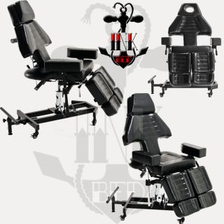   Hydraulic Chair Bed Massage Table Ink Bed Salon Equipment
