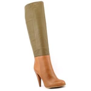 Charles David Powerful Womens Size 5 5 Brown Leather Fashion Knee High 