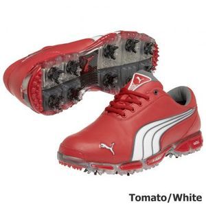 Puma Super Cell Fusion Ice Le Golf Shoes Tomato White Various Sizes 