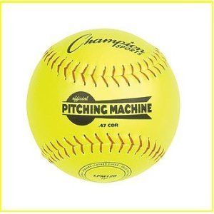 Champion Sports 12in Leather Pitching Machine Softball