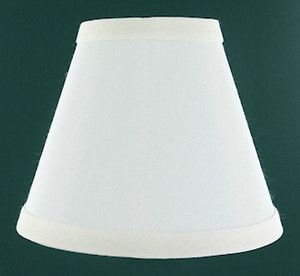 Off White Linen Chandelier Shade Mini Clip on Lamp Shades