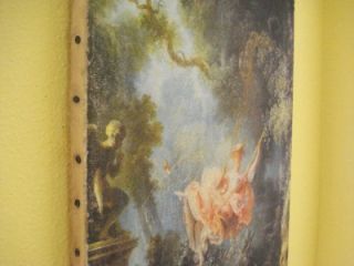 Vintage Oil Painting Print Fragonard on Canvas Ready to Hang WOW Big 