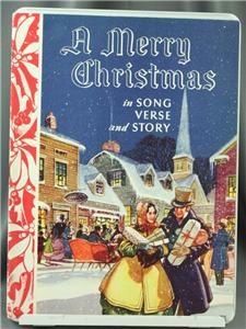 Vintage Sheet Music Merry Christmas Song Verse Story