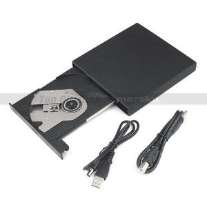 External Slim USB 2 0 to DVD CD ROM RW Combo Writer Drive for Laptops 