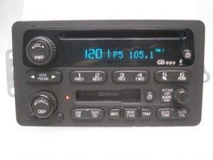 GMC Envoy Chevrolet Trailblazer Radio CD Player 02 03