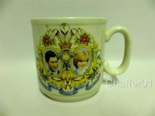 Churchill Pottery Mug for Royal Wedding of Prince Charles & Lady Diana 