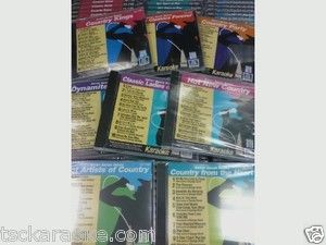 12 Disc Country Classic Hits Karaoke CDG Set 120 Sg Patsy Cline GEORGE 