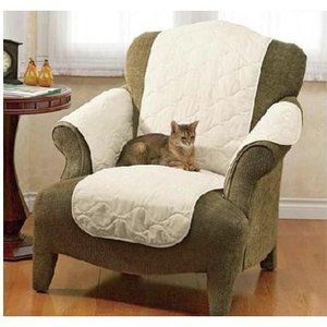   Furniture Slip Cover Lazy Boy Arm Chair Recliner Upholstery Protector